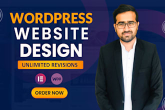 do wordpress website development, design or redesign wordpress landing page