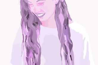 create any photo into a line art animated image