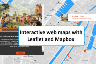 create web interactive maps with leaflet and mapbox