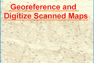 georeference and digitize scanned maps