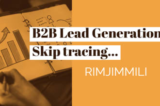 do skip tracing, b2b lead generation