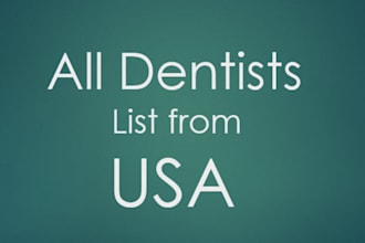 provide 184147 list of  Dentist in USA