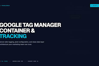 setup google tag manager and analytics