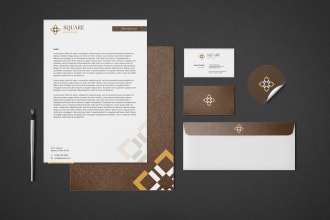 design letterhead, business card or envelope