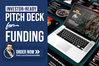prepare an investor ready pitch deck for funding