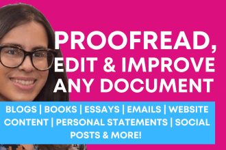 proofread and edit any document
