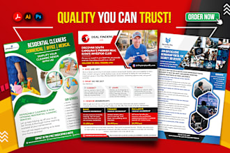 design one sheet, business, marketing and product flyer