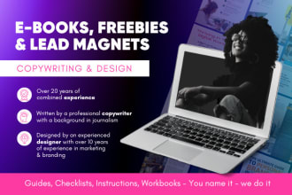 write and design your lead magnet, ebook or freebie