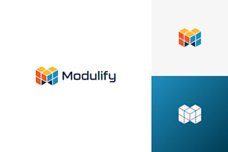 create professional minimal vector logo