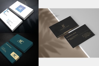 do modern business card or brand identity for clothing business