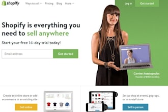 make a shopify store or shopify website from scratch to pro