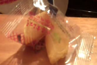 have your message come out of a fortune cookie