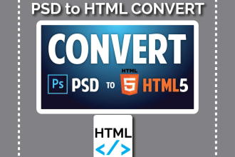 convert psd to html