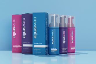 design creative product packaging, bottle label design, 3d mockup and box design