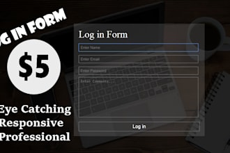 create web form using html5 and css