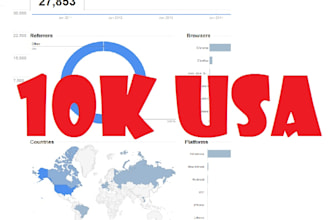 drive website traffic usa 10000