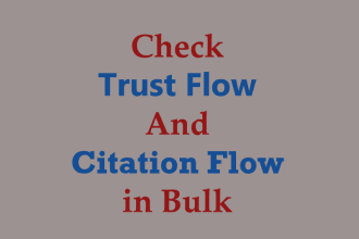 check trust flow and citation flow in bulk