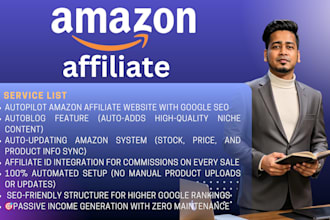 create autopilot amazon affiliate website and clickbank auto blog website