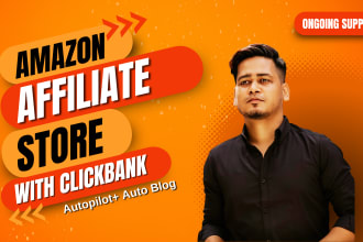 create autopilot amazon affiliate website and clickbank auto blog website