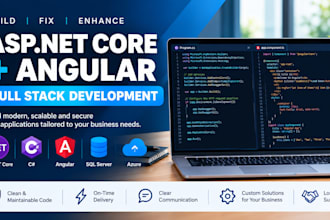 be your full stack asp dot net core and angular developer