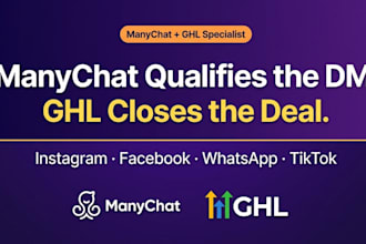 connect manychat to ghl and build full lead automation pipeline