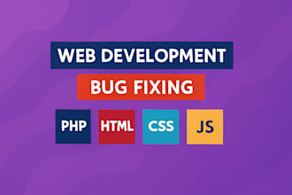 be your web developer,do web design and website bug fixing
