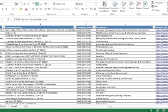 do excel data entry, file conversion and any admin work