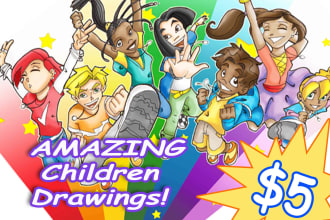 draw amazing illustrations and cartoons for you