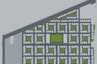 town plan, society, residential area and make 3d of master plan , site plan