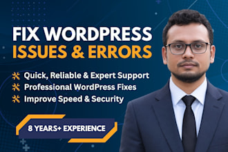 fix wordpress issues, fix wordpress error