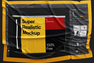 create a photoshop smart object mockup