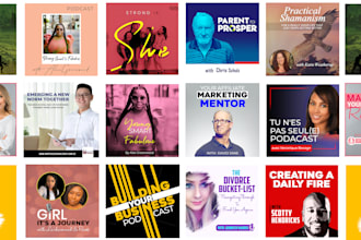 design professional podcast cover art