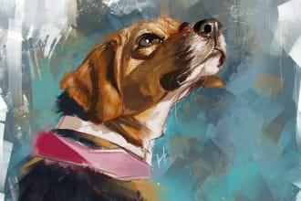 paint you a beautiful pet portrait