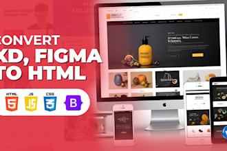 convert figma to wordpress, HTML, tailwind, bootstrap vue