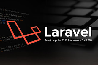 develop PHP and laravel websites with quality support