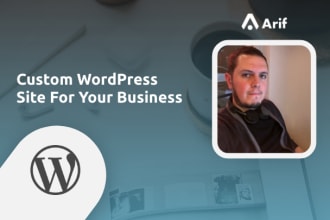 develop a custom wordpress website for you