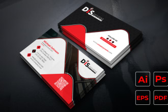 create a corporate and creative business card in 6 hours