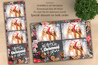 make photo booth template, backdrop