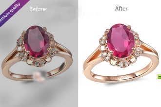 best HD quality jewelry retouch and jewelry photo editing