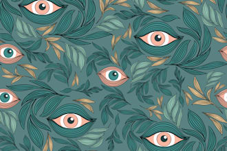design seamless floral and abstract hand drawn patterns for your textiles