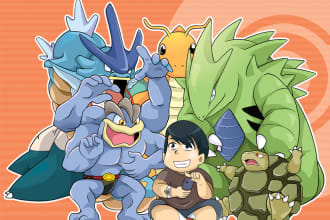 draw you with your favourite pokemon