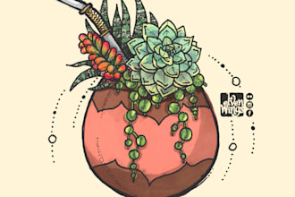 create a floral composition with your favorite plants