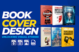 design professional paperback, hard book cover or ebook