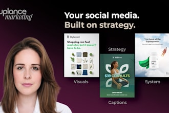 be your social media marketing manager