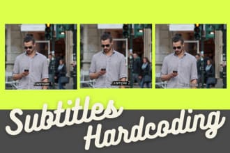 hardcode your subtitles to any video today