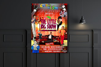 design amazing flyer,poster,and brochure for you