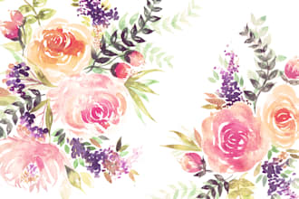 do pretty watercolor illustrations
