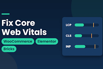 speed up wordpress and fix core web vitals on woocommerce sites