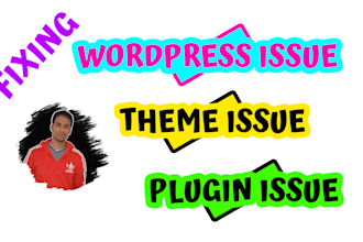 fix wordpress issue, theme issue, or plugin issue smoothly