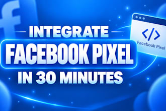 integrate facebook pixel in 30 minutes